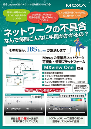カタログ - IBSJapanの動くチラシ:お悩み解決シリーズ③ - Moxa