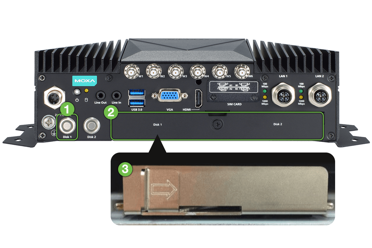 ホットスワップ対応HDモジュール - イメージ