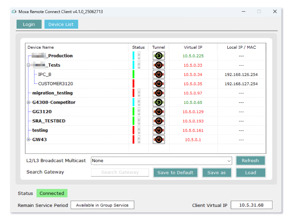 中断のないコネクションを確保するためにデバイスをリモート制御する - イメージ