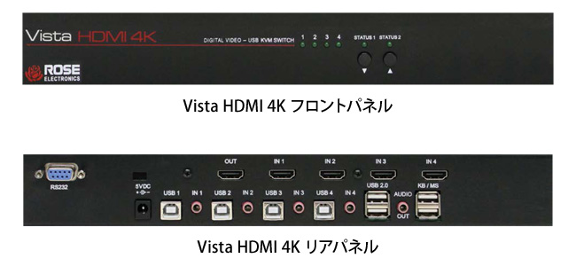 Vista HDMI 4K - 外観図