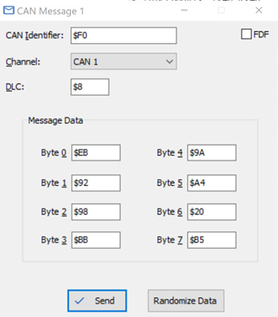 図4:Randomize Data window