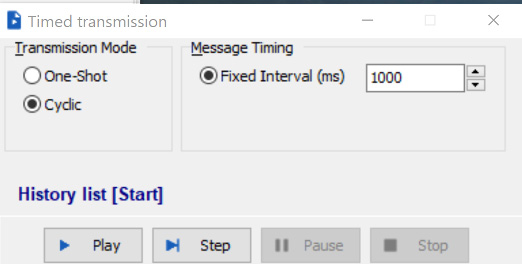 図7:Timed Transmission window