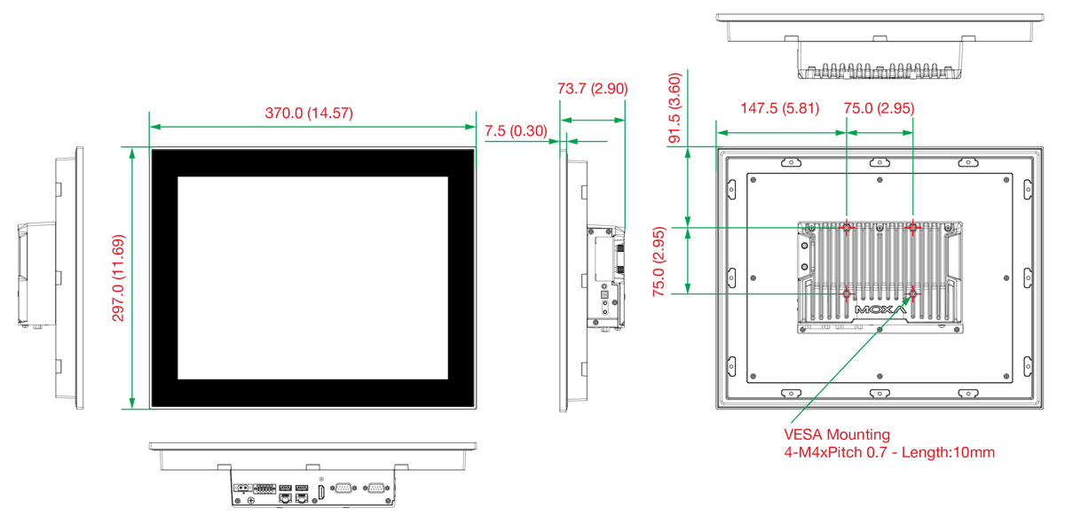 MPC-3150-E4-LB-T - サイズ