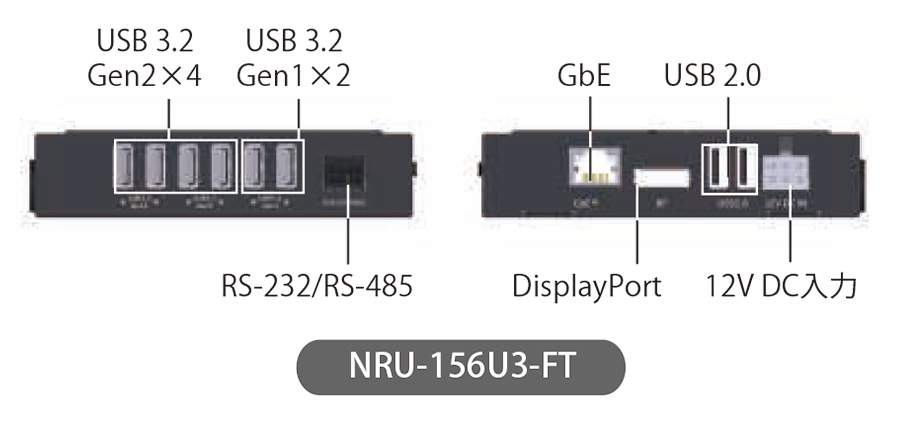 NRU-156U3-FTシリーズ 製品外観