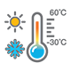 ワイド動作温度範囲- イメージアイコン